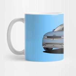 Hyundai IONIQ 5 Electric Car in Blue Mug